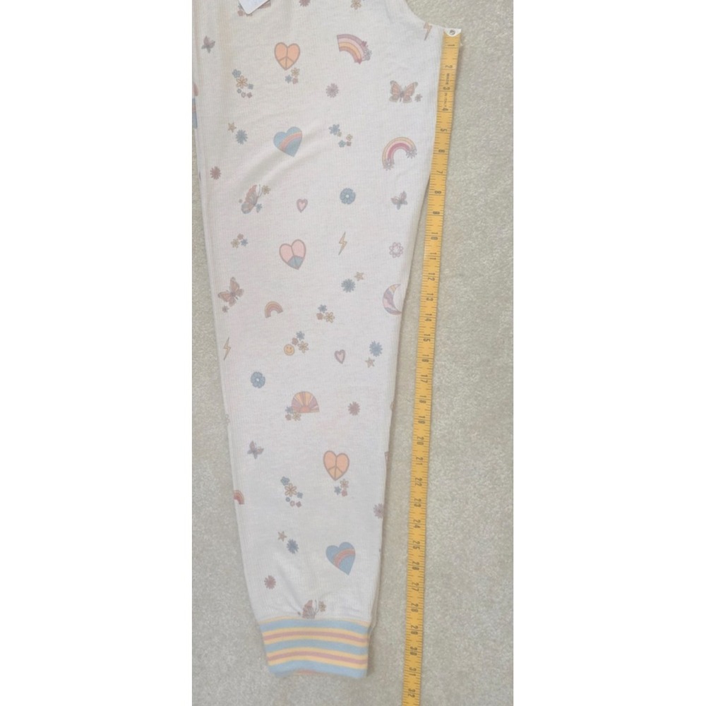 PJ Salvage Sunshine On My Mind Pajama Set Womens XL Light Oatmeal NWT - Picture 9 of 16